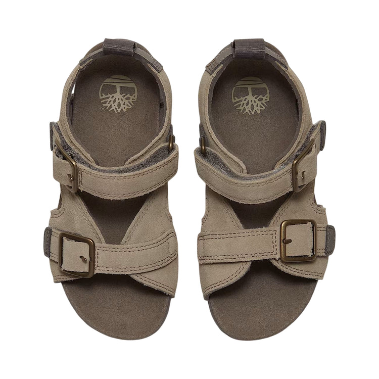 Sandalo Bambino con due cinturini Castle Island Beige