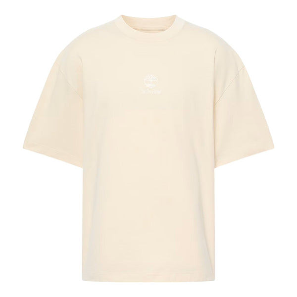 T-shirt Uomo con doppio logo Hampton Beige