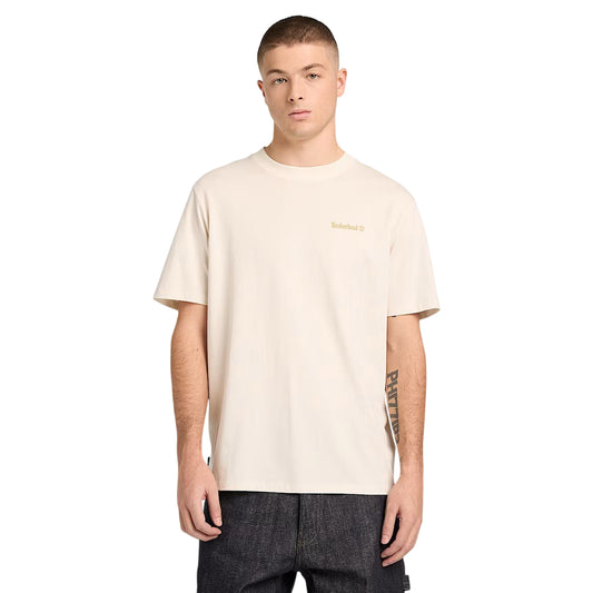 T-shirt con stampa da uomo in bianco