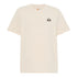 T-shirt Uomo Beige con patch logo ad albero