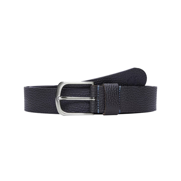 Men's Belt 35mm with Silver Finish