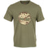 T-shirt Uomo Verde con stampa grafica