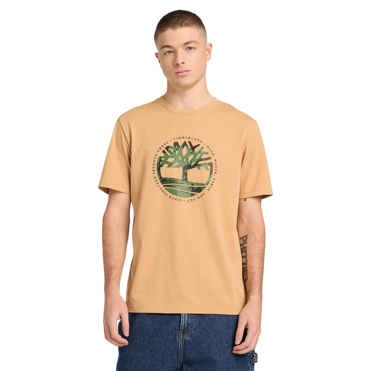 T-shirt Uomo Tree Logo Lake House Graphic 