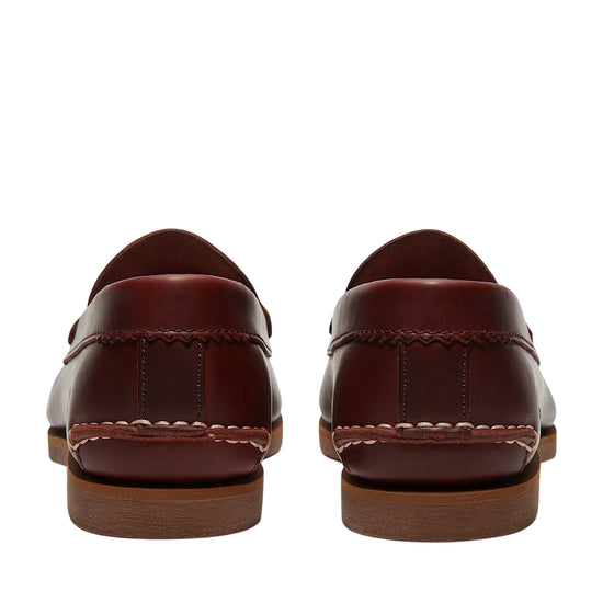 Scarpa da barca bordeaux da donna