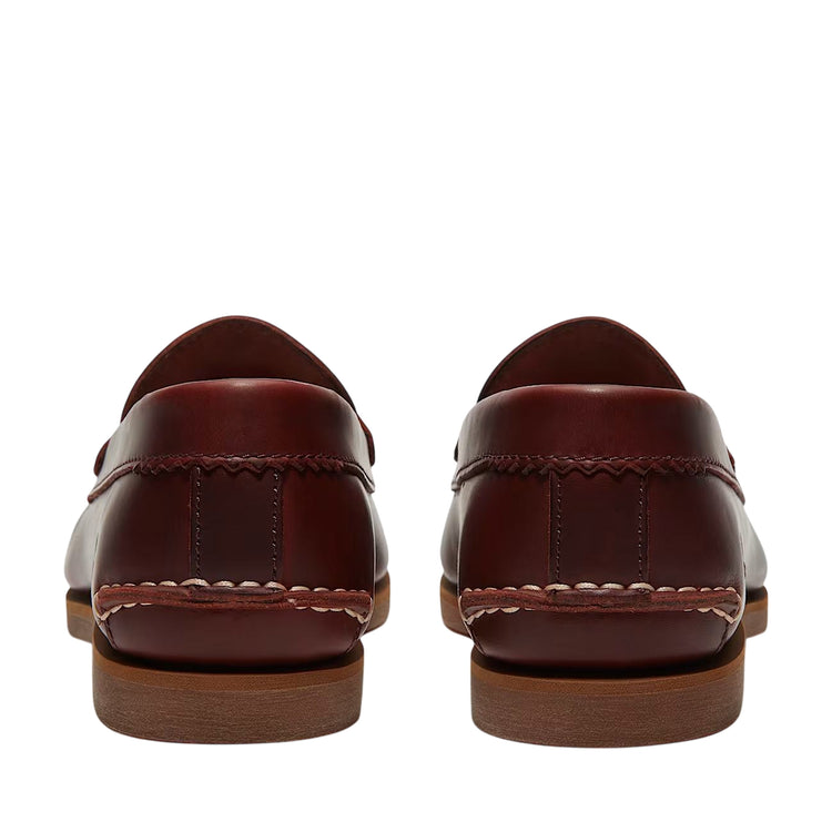 Scarpa da barca bordeaux da donna