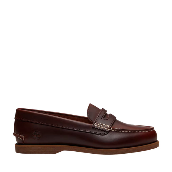 Scarpa da barca bordeaux da donna