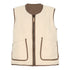Gilet Donna in pile double face Beige