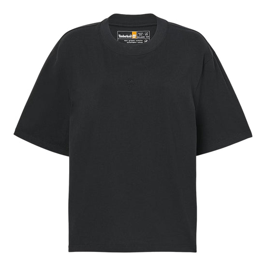T-shirt Donna Maniche Corte Lush Nero