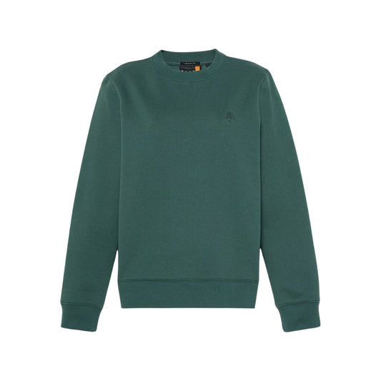 Felpa Donna con rovescio spazzolato Exter River Verde scuro