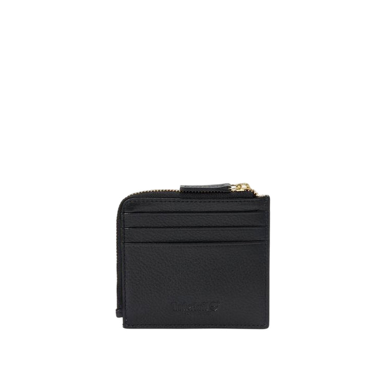 Portacarte Donna in pelle nera retro