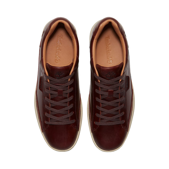 Sneakers Uomo Portofino Pier in pelle bordeaux