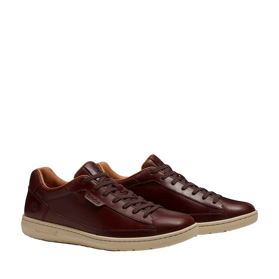 Sneakers Uomo Portofino Pier in pelle bordeaux