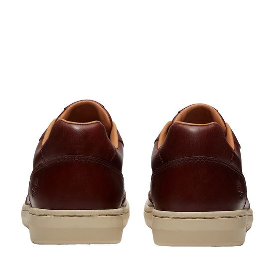 Sneakers Uomo Portofino Pier in pelle bordeaux retro