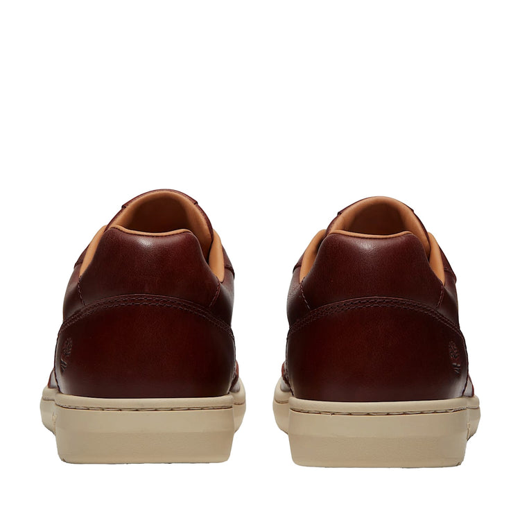 Sneakers Uomo Portofino Pier in pelle bordeaux retro