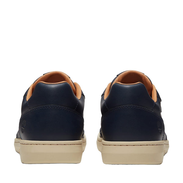 Sneakers Uomo Portofino Pier in pelle blu retro