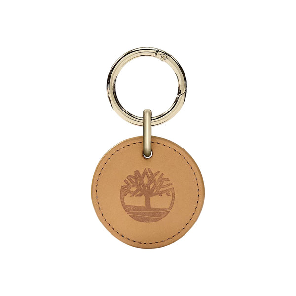 Set con portafoglio e portachiavi Trifold Giallo: portachiavi tondo