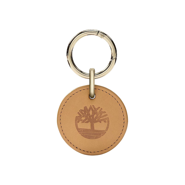 Set con portafoglio e portachiavi Trifold Giallo: portachiavi tondo