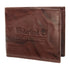 Portafoglio Uomo Billfold in pelle lavata marrone scuro