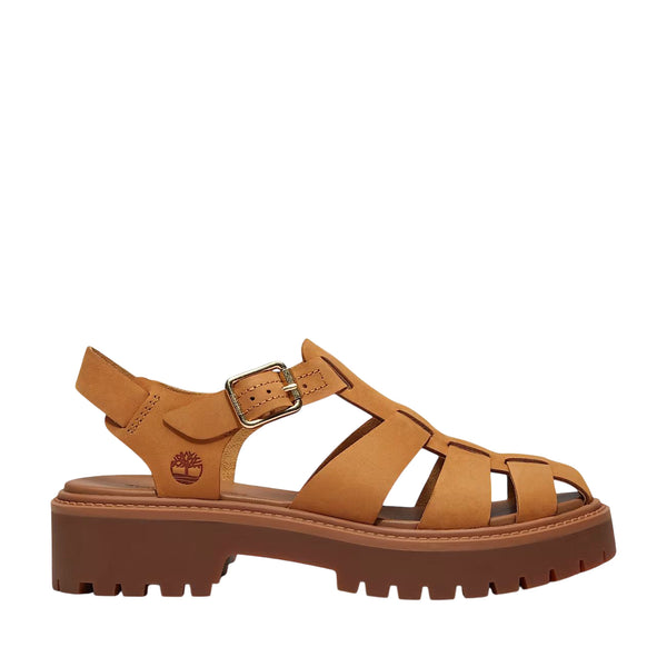 Sandalo Fisherman Donna con plateau Stone Street Giallo