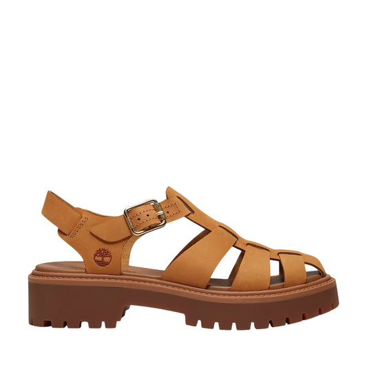 Sandalo Fisherman Donna con plateau Stone Street Giallo