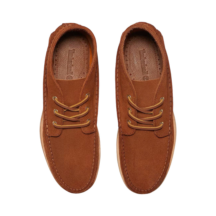 Stivaletto da Barca Uomo Crafted scamosciato marrone