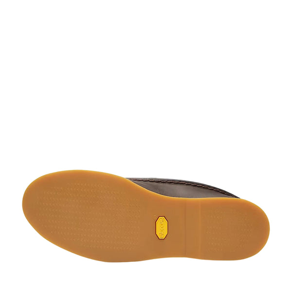 Stivaletto da Barca Uomo Crafted in pelle marrone scuro suola