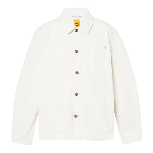 Giacca Uomo Chore in tela effetto lavato Kempshire Bianco