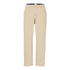 Pantaloni Chino Uomo in Popeline Beige