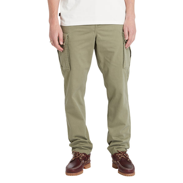 Pantaloni Cargo Uomo in Twill Brookline Marrone Chiaro