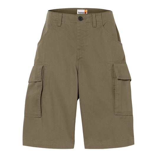 Shorts Cargo da Uomo in Twill Brookline Verde scuro