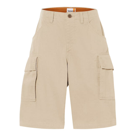 Shorts Cargo da Uomo in Twill Brookline Beige