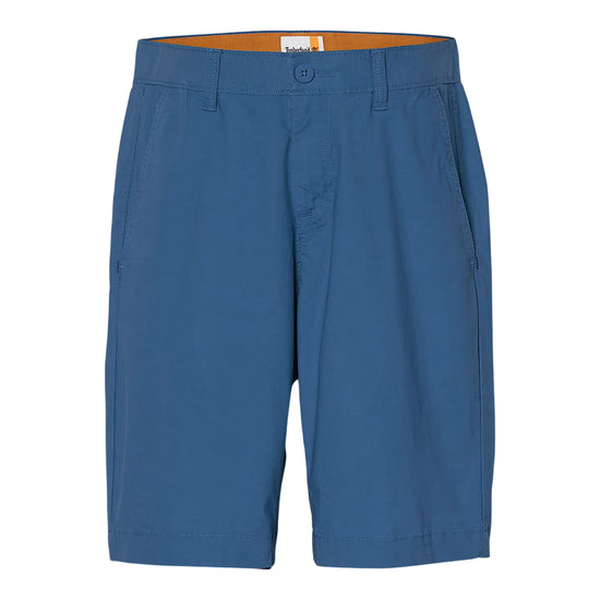 Shorts Uomo Chino in Popeline Claremont Blu