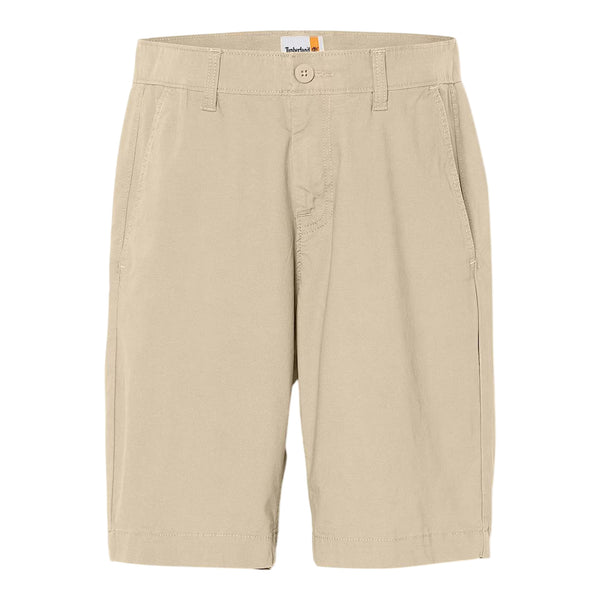 Shorts Uomo Chino in Popeline Claremont Beige