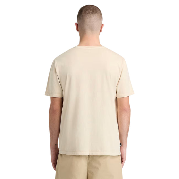 TIMBERLAND T-shirt da Uomo con logo beige