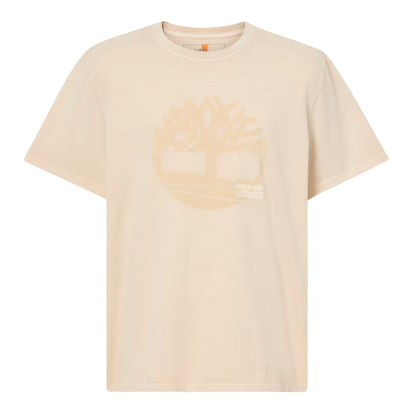 TIMBERLAND T-shirt da Uomo con logo beige
