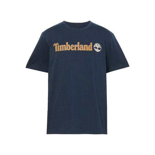 T-shirt Uomo Con Logo Lineare Kennebec River Blu scuro