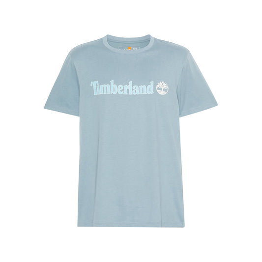 T-shirt Uomo Con Logo Lineare Kennebec River Celeste