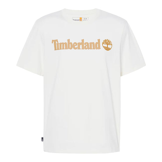 T-shirt Uomo Con Logo Lineare Kennebec River Bianco