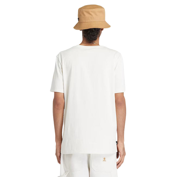 T-shirt Uomo Con Logo Lineare Kennebec River Bianco modello retro