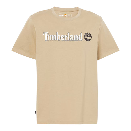 T-shirt Uomo Con Logo Lineare Kennebec River Beige