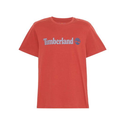 T-shirt Uomo Con Logo Lineare Kennebec River Rosso