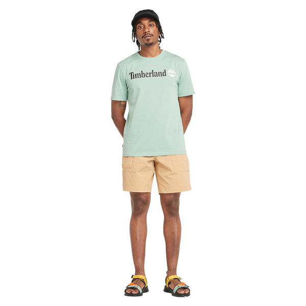 T-shirt Uomo Con Logo Lineare Kennebec River Verde