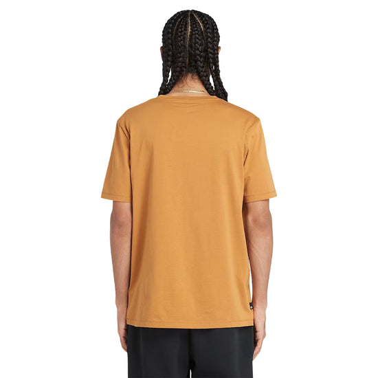 T-shirt Uomo Con Logo Lineare Kennebec River Giallo modello retro