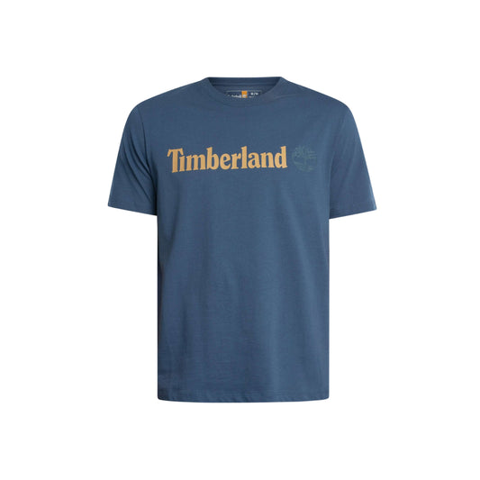 T-shirt Uomo Con Logo Lineare Kennebec River Blu