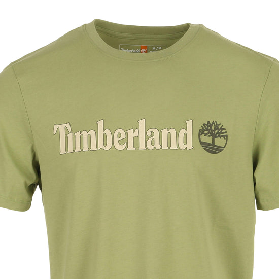 T-shirt Uomo Kennebec Verdee con logo lineare