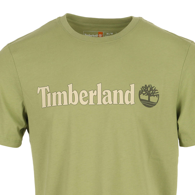 T-shirt Uomo Kennebec Verdee con logo lineare