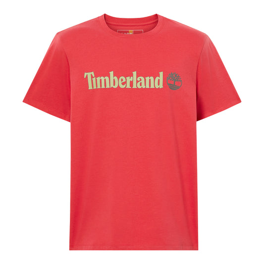 T-shirt Uomo Kennebec Rosso con logo lineare