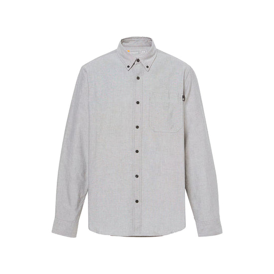 Camicia Uomo Oxford con taschino Grigio