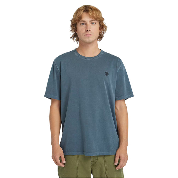 T-shirt Uomo Dunstan River Blu modello frontale