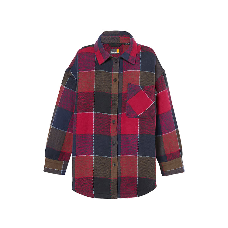 Camicia a quadri rossa Timberland